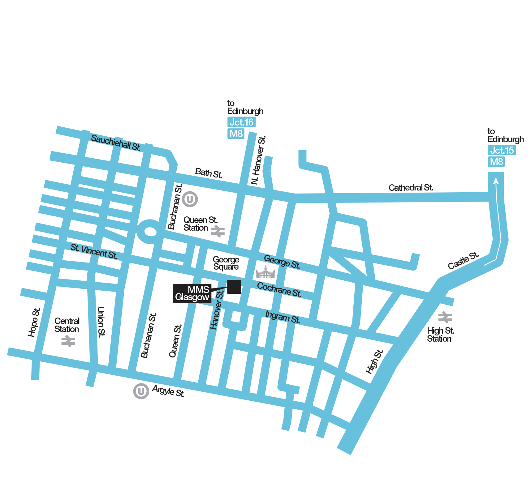 MMS Glasgow office map